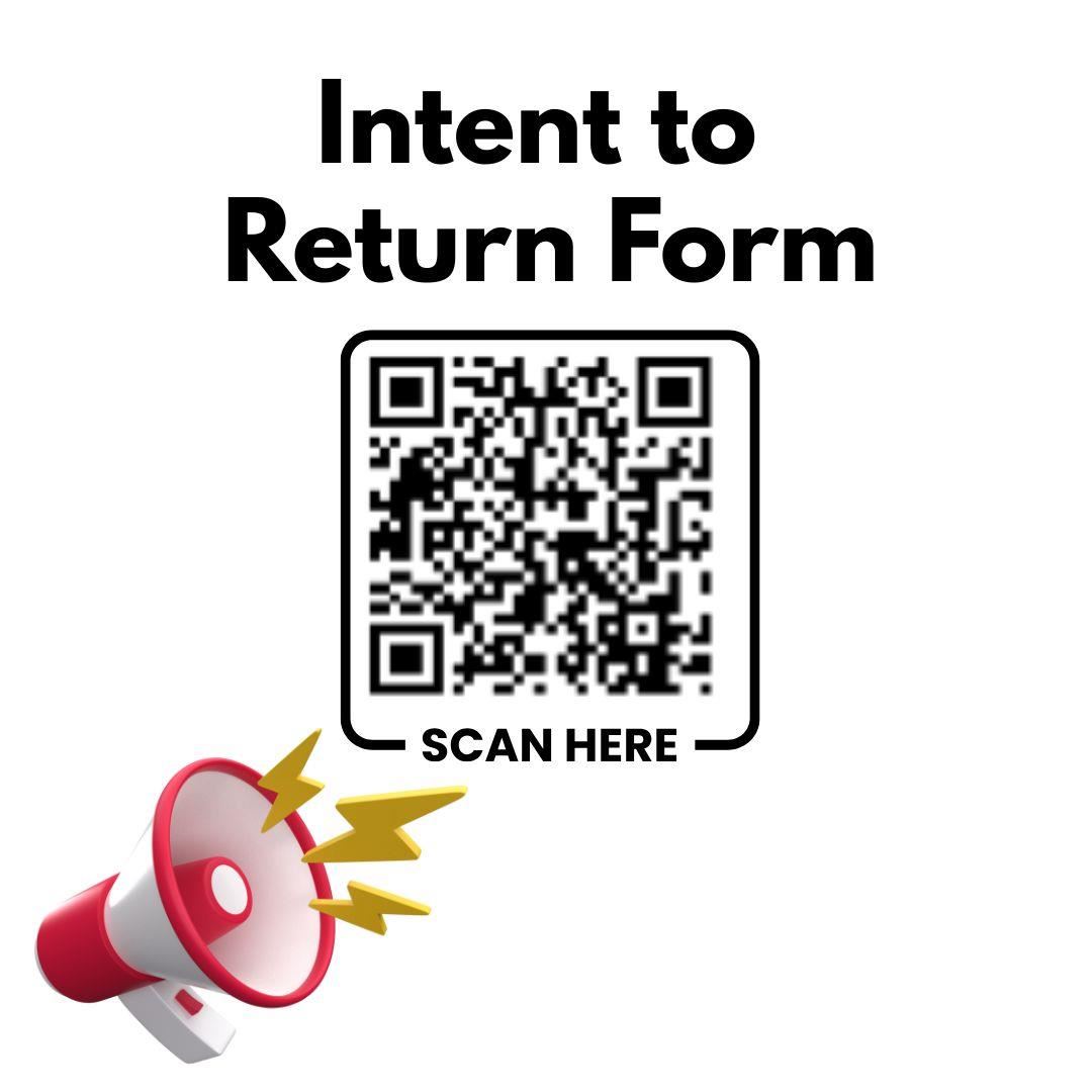 Intent to Return QR